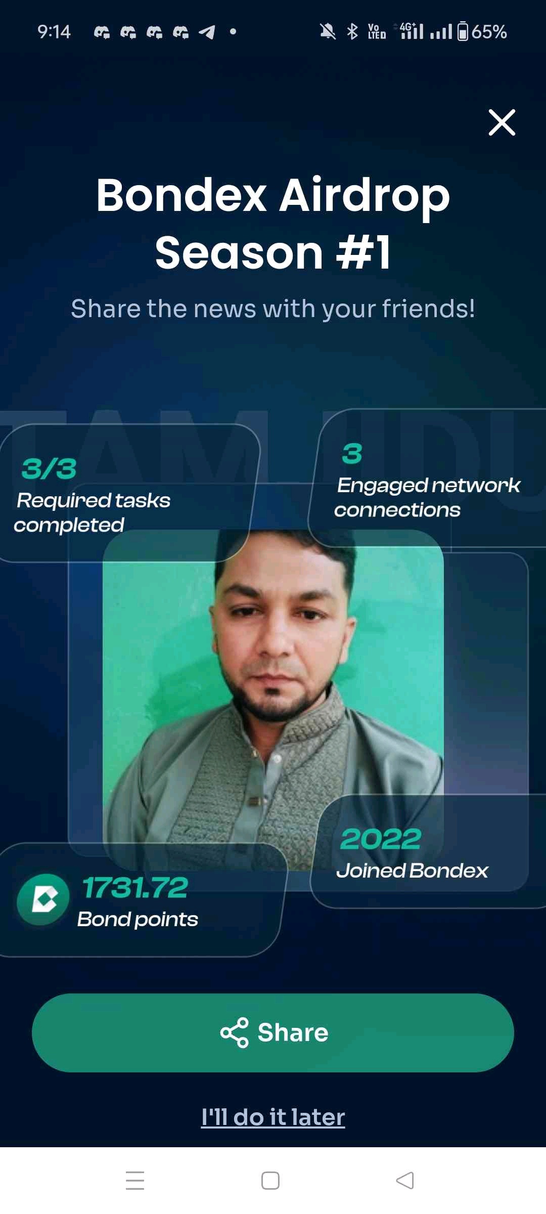 tamjid (tamjid.lens) Lens social identity (.lens handle) PFP