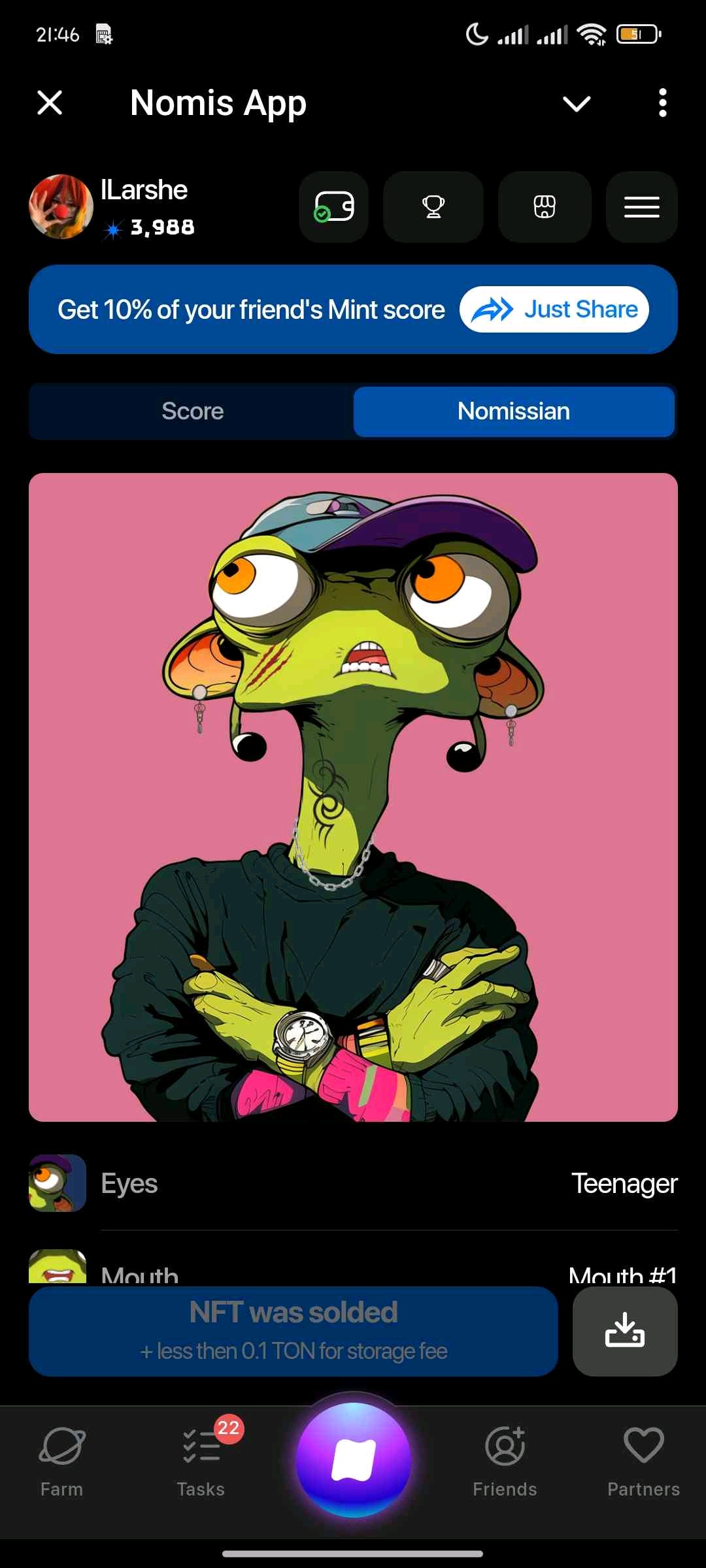 Larshe (larshe.lens) Lens social identity (.lens handle) PFP