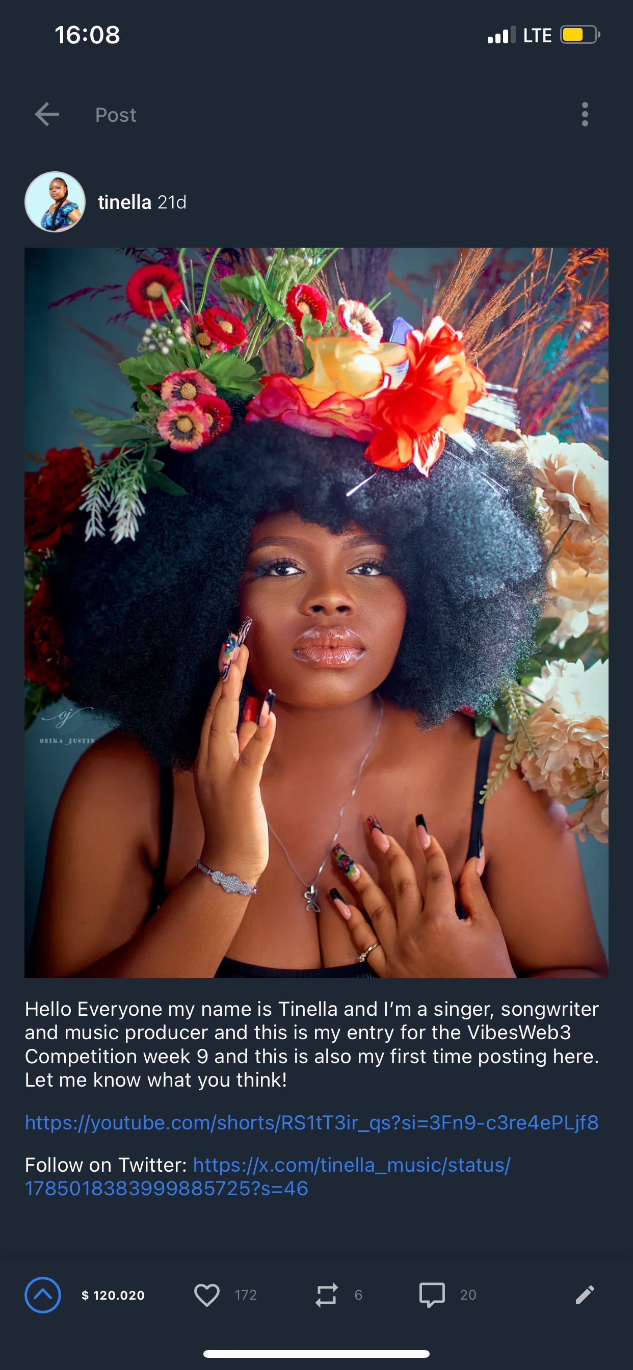 Tinella (tinella.lens) Lens social identity (.lens handle) PFP