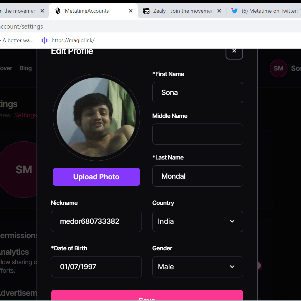 devilsonu (lazro.lens) Lens social identity (.lens handle) PFP