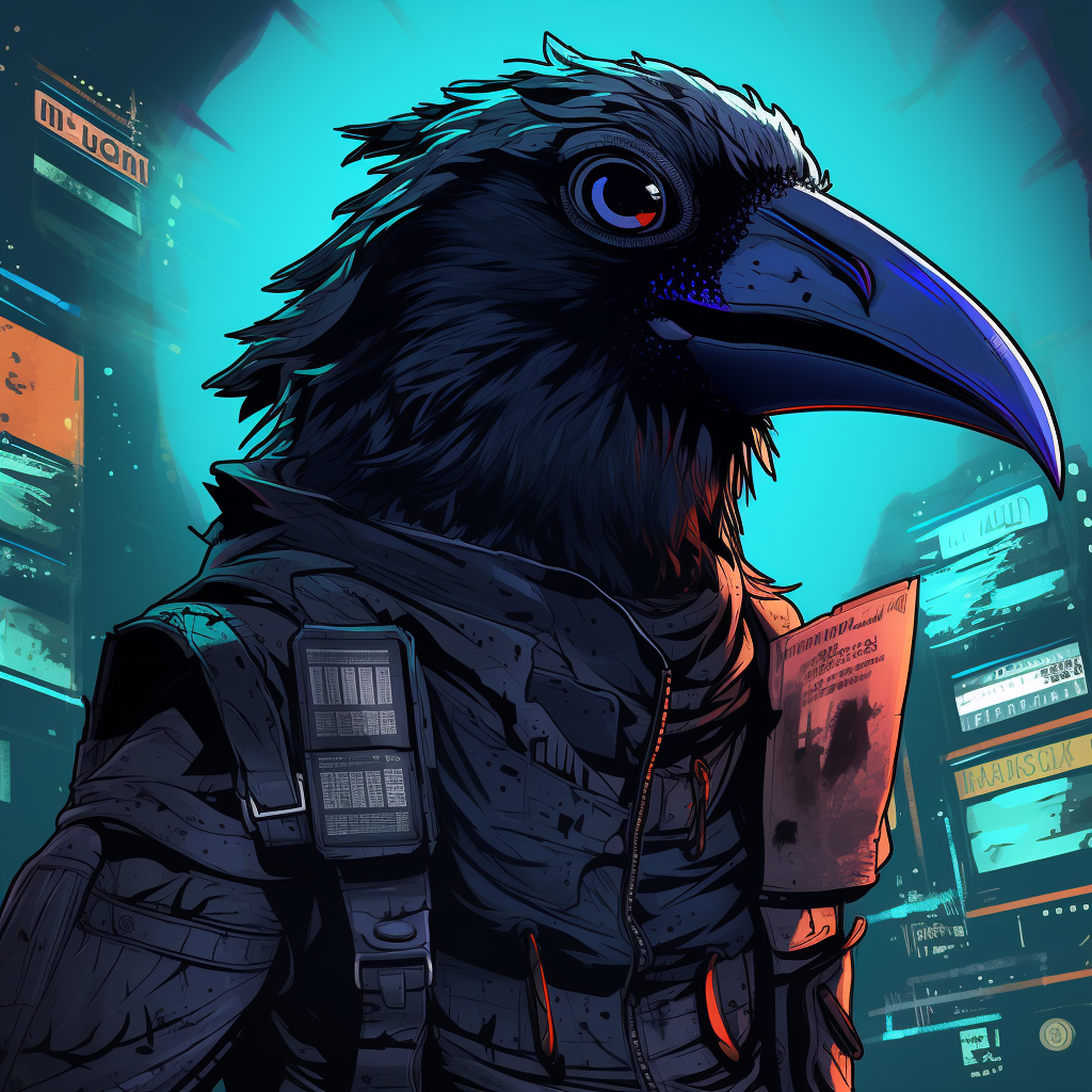 小烏鴉Ma𝕏 (soaringcrowz.lens) Lens social identity (.lens handle) PFP