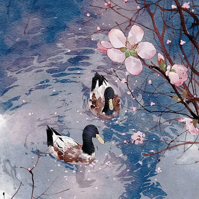 春江水暖桃花俏 (100ordi.lens) Lens social identity (.lens handle) PFP