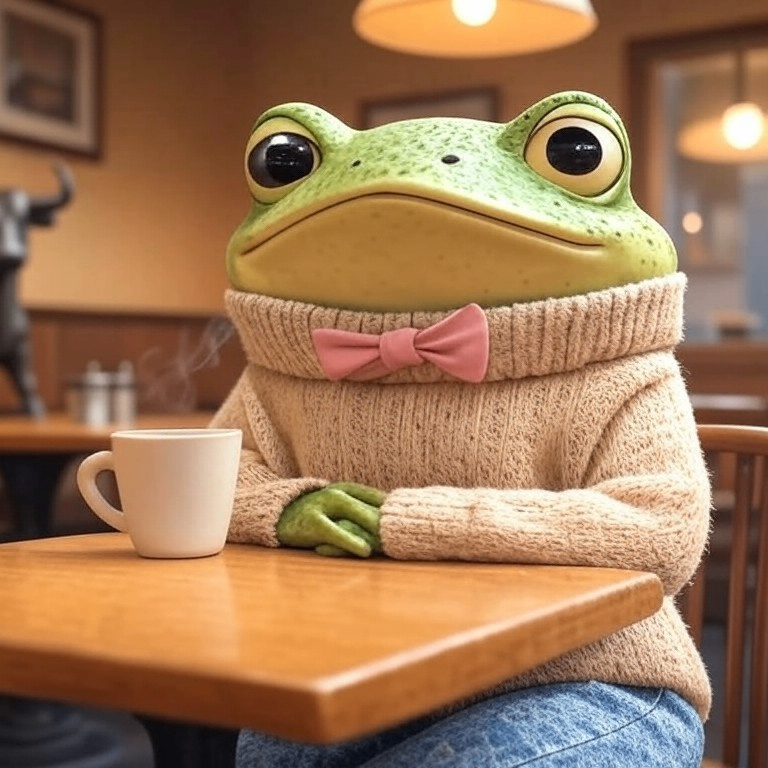 green frog (hggft.lens) Lens social identity (.lens handle) PFP